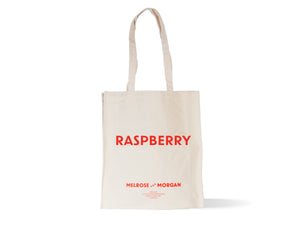 Melrose and Morgan RASPBERRY TOTE BAG