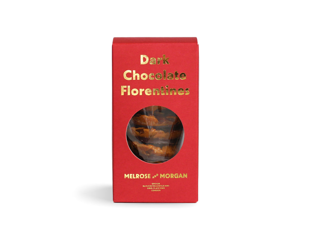 Dark Chocolate Florentines Melrose and Morgan