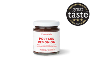 melrose and Morgan Port and red onion marmamlade