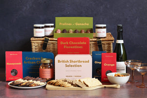 sweet and savoury gourmet hamper. The Gourmand Hamper from Melrose and Morgan